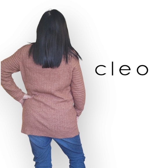 CLEO PETITES WOMENS MEDIUM SWEATER - Picture 4 of 6